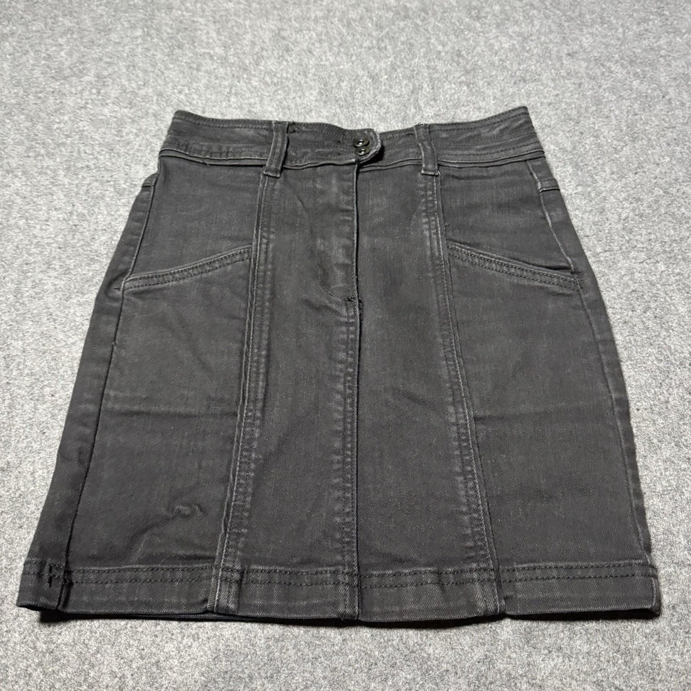 Free People‎ Utility Stretch Skirt Size 0 Indie Retro Western Y2K Cowgirl Grunge